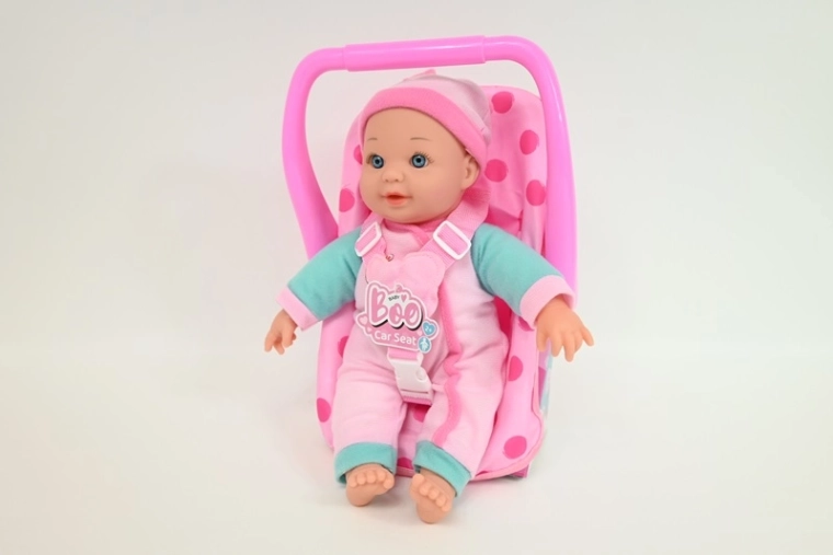 Bábika Babyboo so zvukmi 28 cm s nosičom