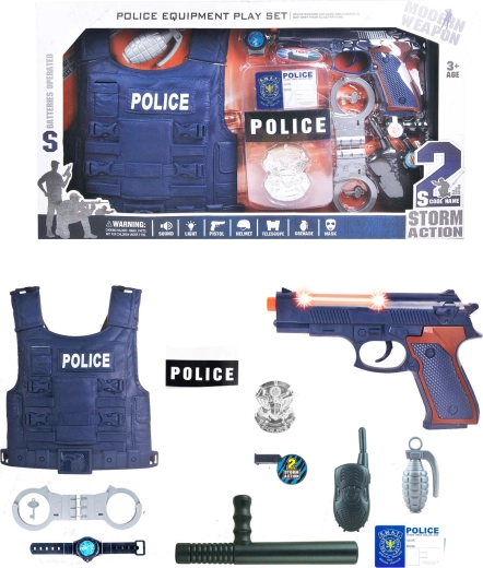 Policajná herná súprava - 11 ks