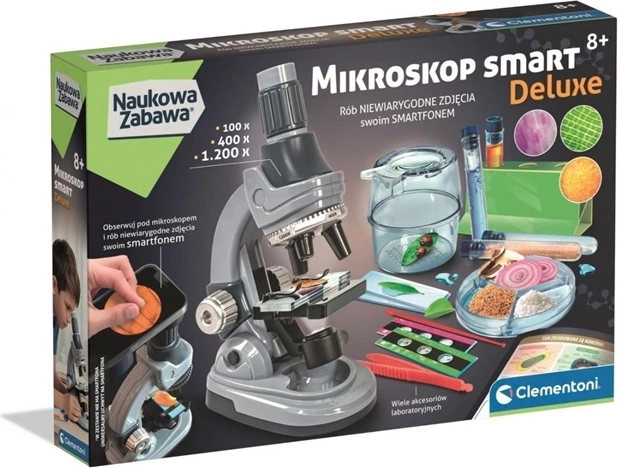 Clementoni Vedecká zábava mikroskop Smart deluxe