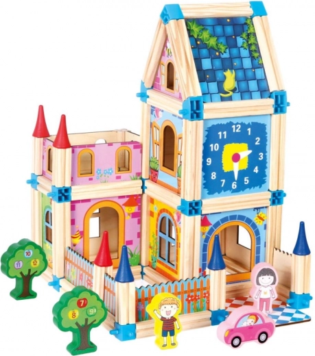 Drevená stavebnica Bino Zámok