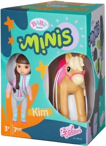 BABY born Minis bábika Kim s koníkom a mrkvičkou