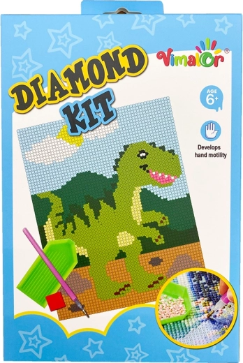 Diamantové maľovanie BABY Dino – kreatívna sada pre deti