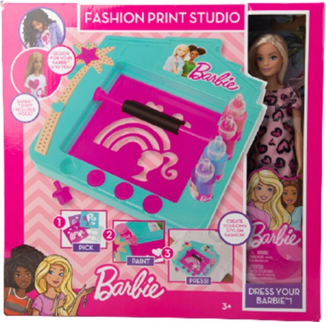 Barbie módne štúdio s bábikou