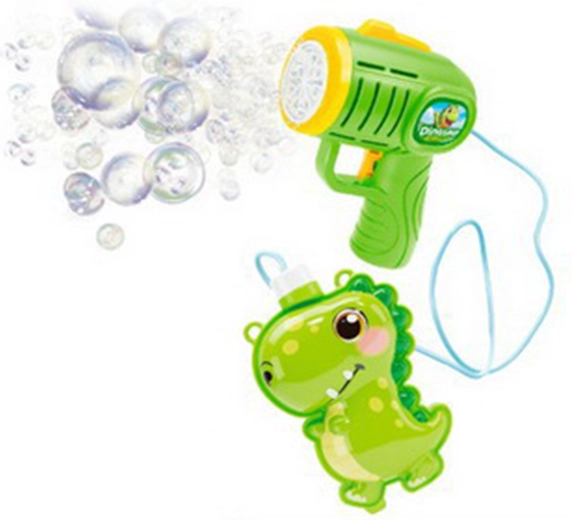 Bublifuková pištoľ s externou nádržkou Dinosaurus 280 ml