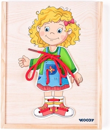 Woodyland prevliekačka obliekanie dievčatka