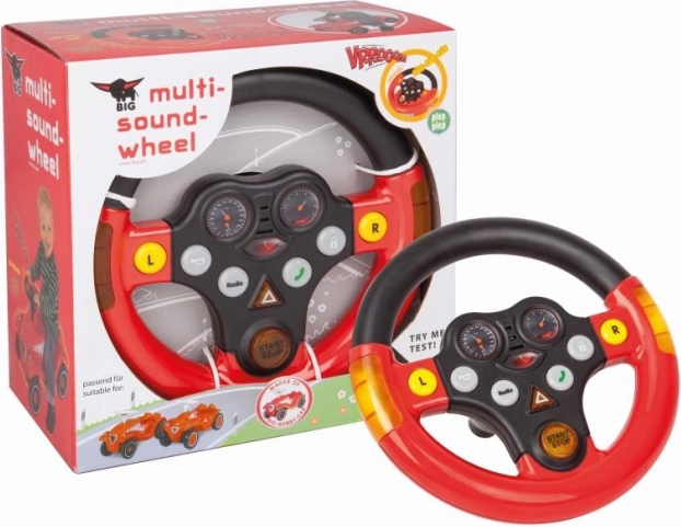BIG zvukový volant Multi-Sound pre odrážadlá