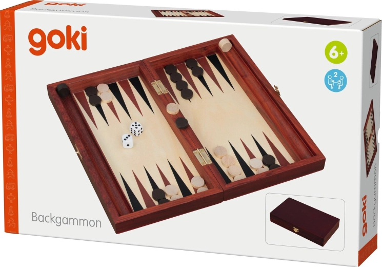 Klasický backgammon v drevenom vyhotovení