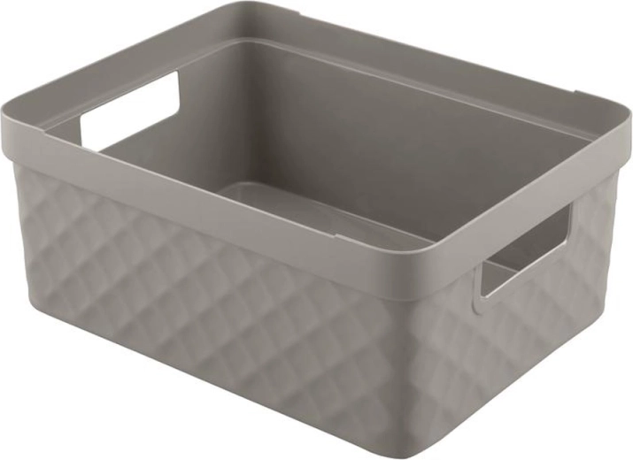 Plastový košík HEIDRUN 36 × 27 × 14 cm – mix farieb