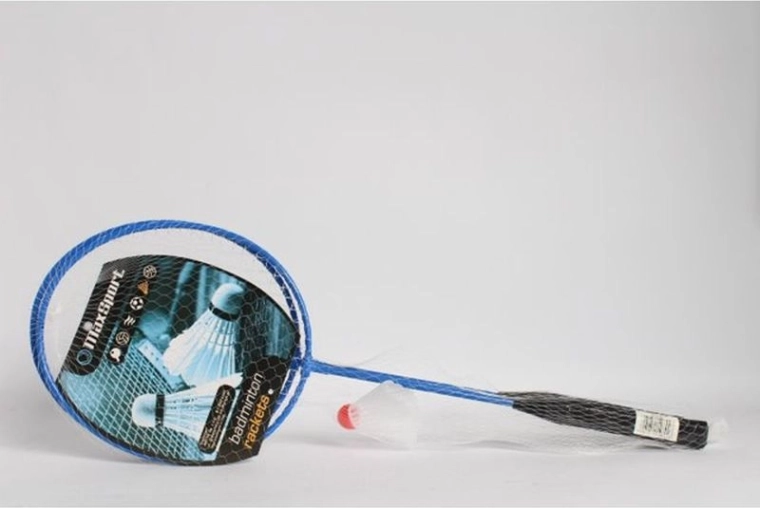 MaxSport rekreačná sada na bedminton s 2 raketami a košíčkom