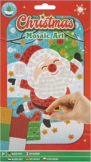 Mozaikový obrázok Vianoce – Santa 14 × 23 cm GRAFIX