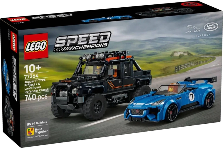 LEGO Speed Champions Jaguar Project 7 a Land Rover Defender