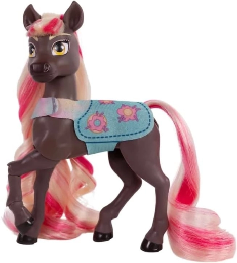 Česateľná ružovo‑blond hriva