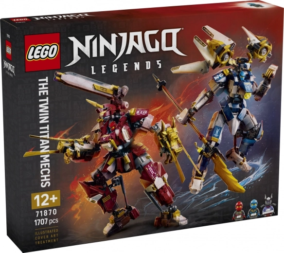 LEGO NINJAGO Legends Blízka titanská dvojica mechov