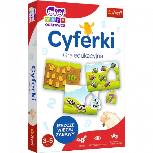 Edukativná hra Čísla z rady Malý Objaviteľ Trefl
