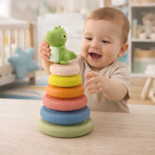 Interaktívny dinosaurus s pískatkom