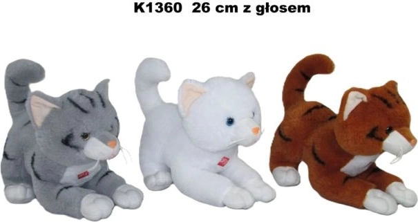 Plyšová mačička so zvukom 26 cm