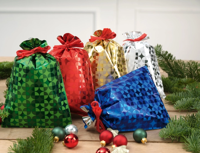 Celofánové vrecko 16 × 25 cm s holografickým efektom