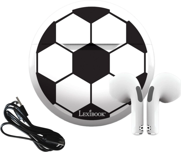 Bezdrôtové detské slúchadlá LEXIBOOK Futbal s mikrofónom
