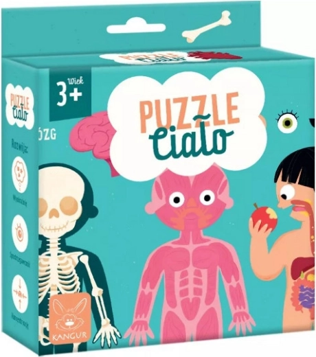 Puzzle ľudské telo 3+