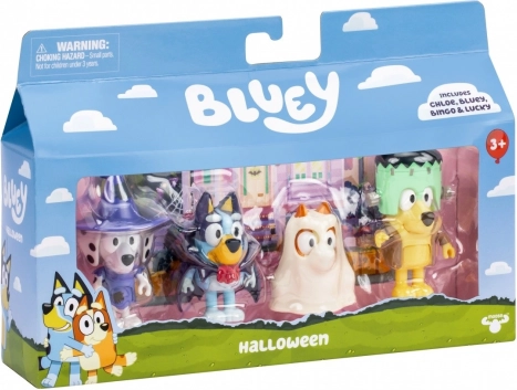 Figúrky Bluey - Bál v Prestrojení 4-pack