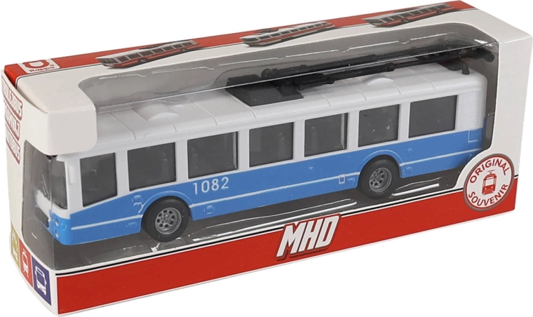 Typický vzhľad mestského trolejbusu