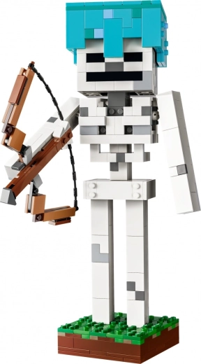 Pózovateľná figúrka kostlivca z Minecraftu