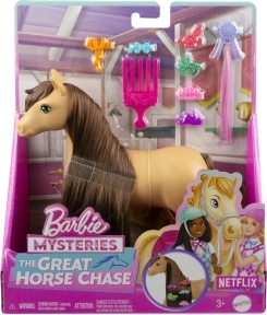 Koník Barbie Pepper s hnedou hrivou na štýlizáciu