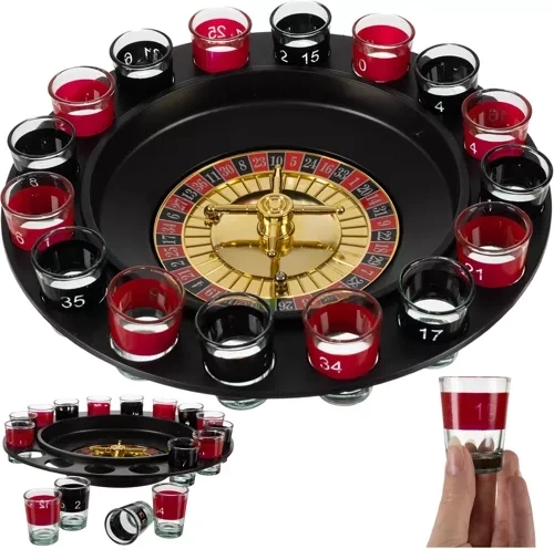 Alkoholová ruleta so sklenenými pohármi