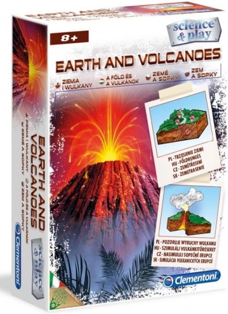 Clementoni Science & Play Zem a sopky – vedecká sada pre deti