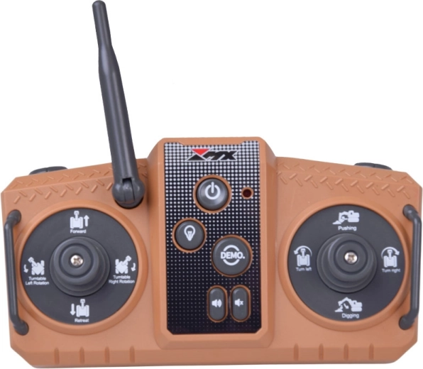 Plynulé ovládanie 2,4 GHz s tlačidlom DEMO