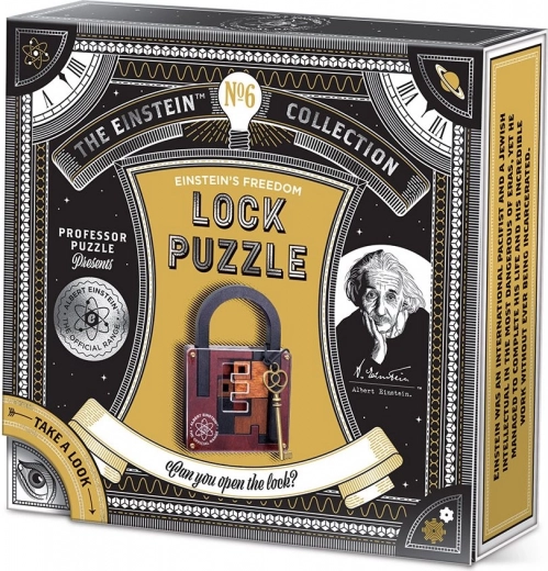 Professor Puzzle hlavolam Einstein: zámok