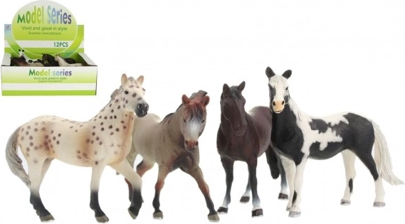 Plastové figúrky koní 15 cm - 1 kus