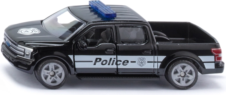 Siku Ford F-150 US policajný pick-up – kovový model v blistri