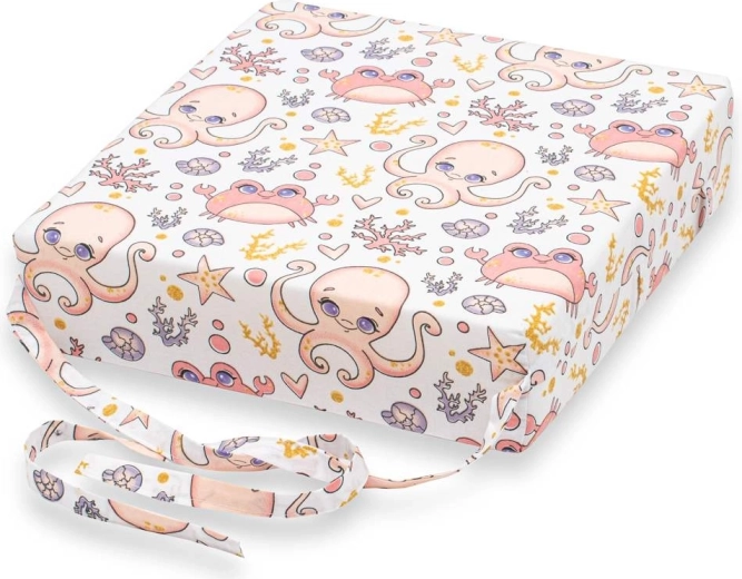 Detský podsedák na stoličku New Baby Basic Chobotnica ružový