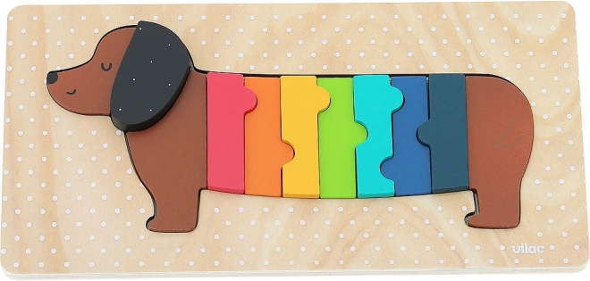 Vilac vkladačky puzzle psík