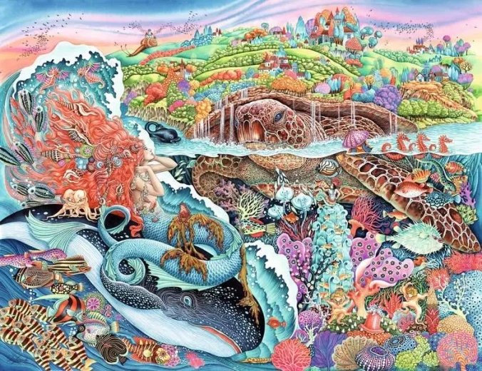 Puzzle Príbehy z hlbín 2000 dielikov