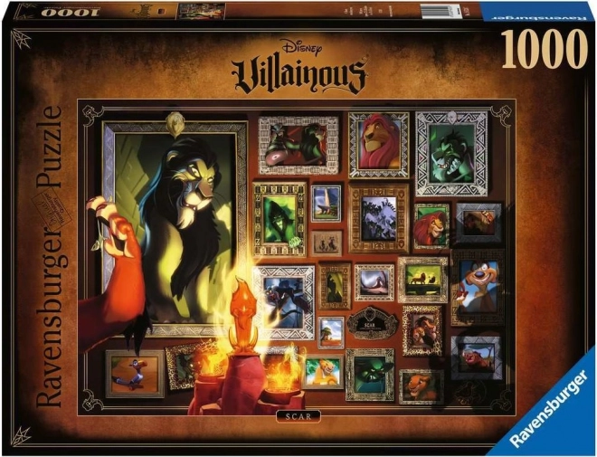 Ravensburger puzzle Villainous: Scar 1000 dielikov