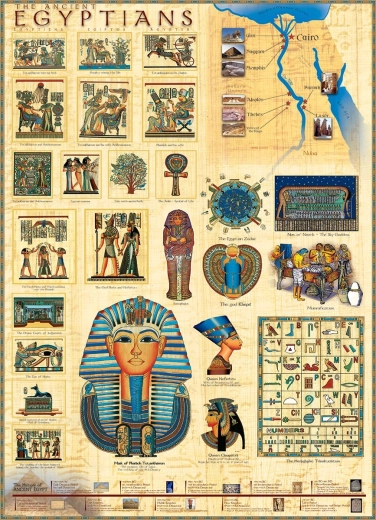 eurographics puzzle starí Egypťania 1000 dielikov