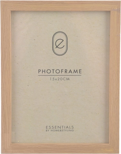 Drevený hnedý fotorámik 15 × 20 cm