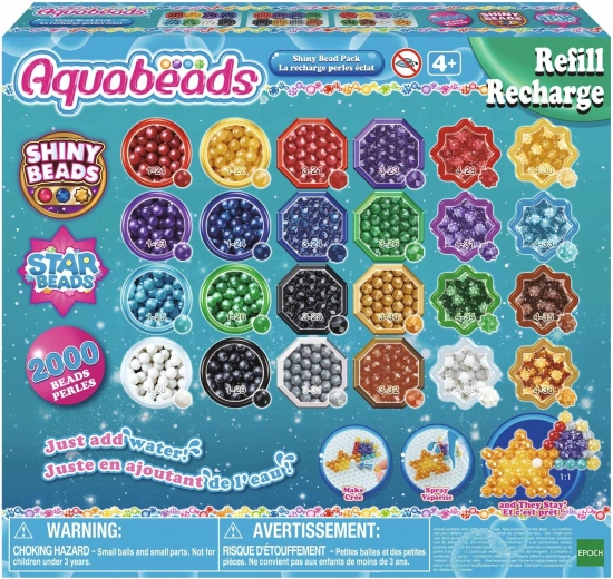 Aquabeads trblietavé koráliky – doplnková sada 2000 ks