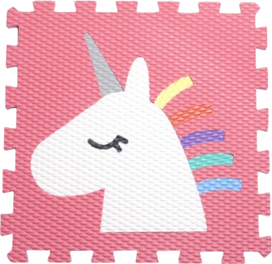 Detská podložka Minideckfloor Jednorožec – ružová