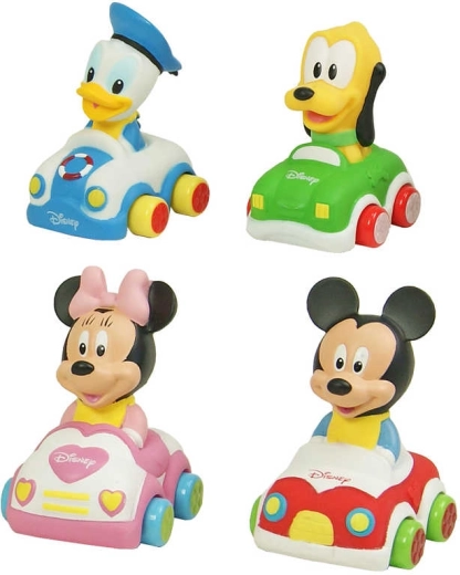 Clementoni Disney Baby mäkké autíčko s figúrkou - 1 kus