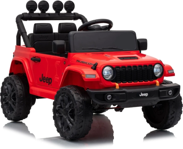 Detské elektrické auto Jeep Rubicon 24 V červené