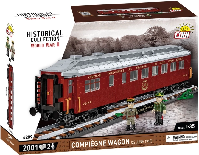 COBI historický vozeň Compiègne 22. júna 1940 1:35