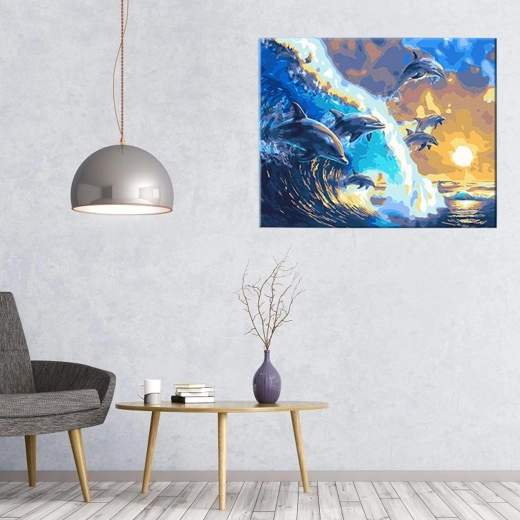 Hotové dielo pripravené na zavesenie