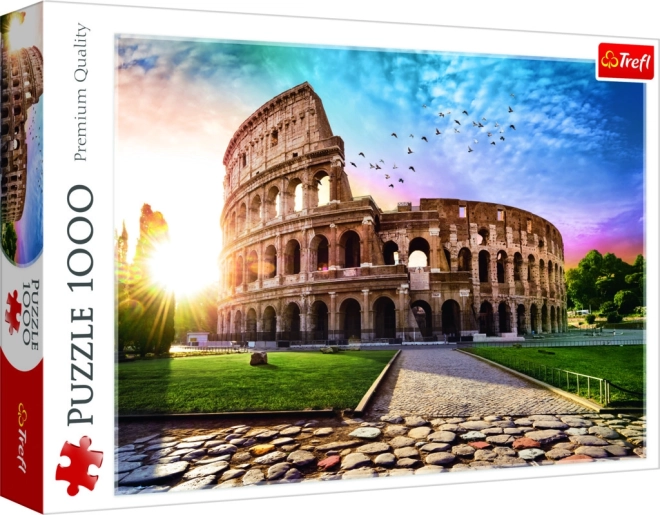 Puzzle 1000 dielikov – Koloseum v lúčoch slnka – Trefl