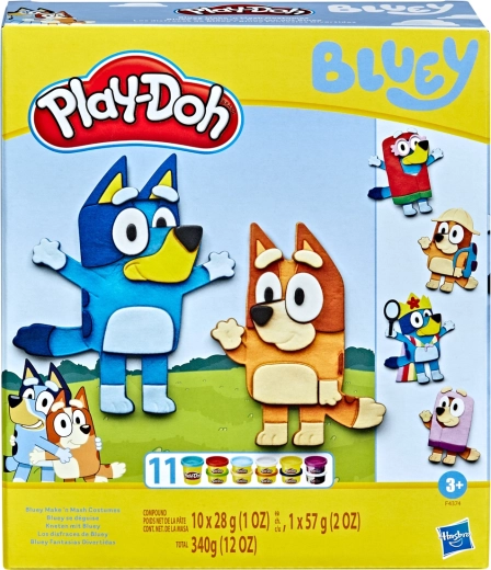 Hasbro Play-Doh kreatívna sada Bluey – kostýmy