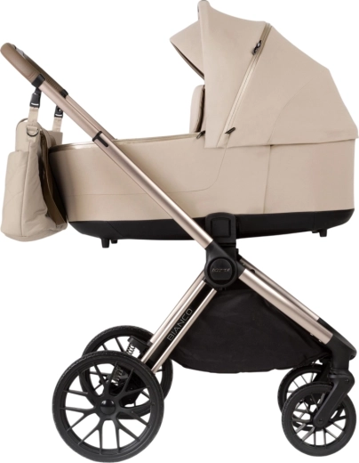 Adamex Bianco kombinovaný kočík 2v1 champagne beige