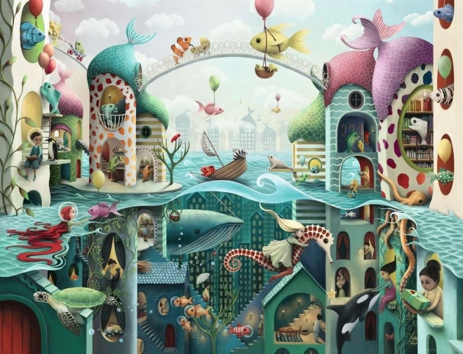 Ravensburger puzzle 2000 dielikov – If Fish Could Walk