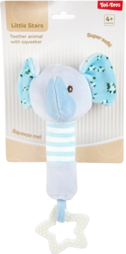 Mäkučký sloník s upokojujúcim hryzátkom